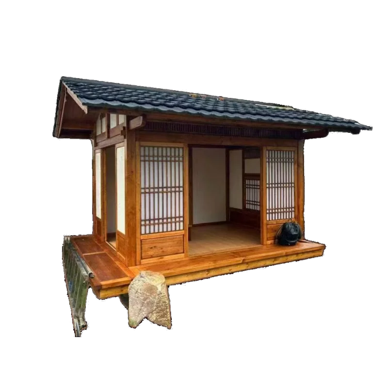 新疆仿古防腐木中国风木屋